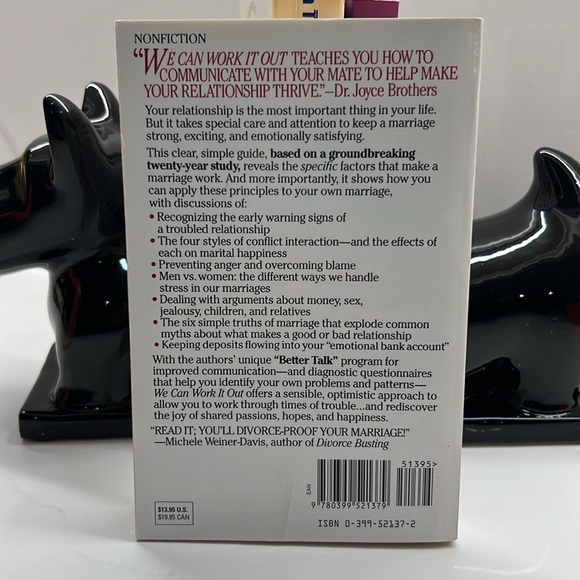 “We Can Work It Out” paperback book by Clifford, Notarius PhD and Howard Markman - Picture 3 of 5